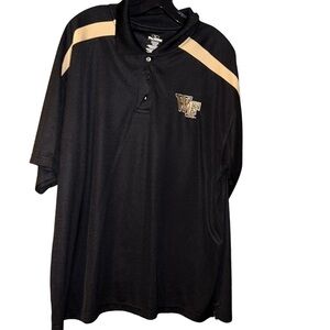 Wake Forest Demon Deacons black Polo Shirt Adult XL